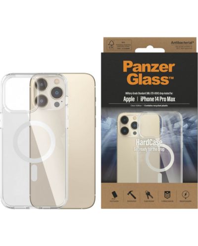 Калъф PanzerGlass - HardCase MagSafe, iPhone 14 Pro Max, прозрачен - 1