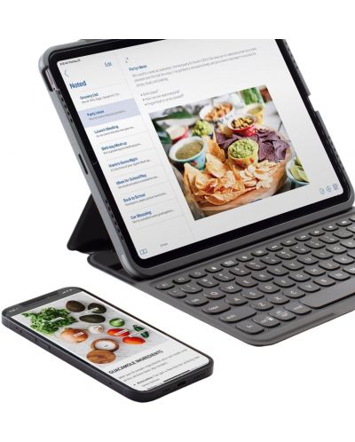 Калъф с клавиатура ZAGG - Pro Keys, iPad 11 Pro, сив - 6