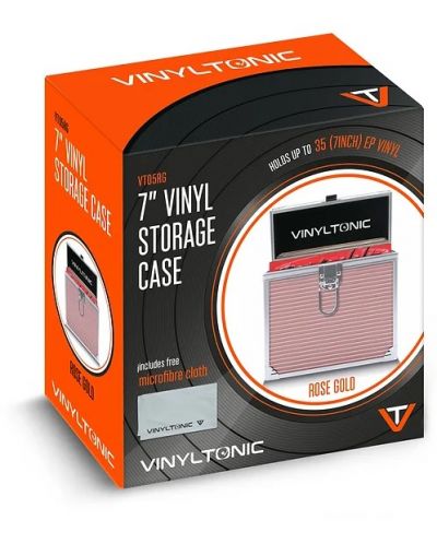 Калъф за грамофонни плочи Vinyl Tonic - VT05RG, розов - 2