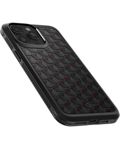 Калъф Spigen - Cryo Armor, iPhone 15 Pro Max, Cryo Red - 4