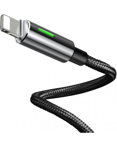 Кабел Xmart - King, USB-A/Lightning, 1.2 m, черен - 2