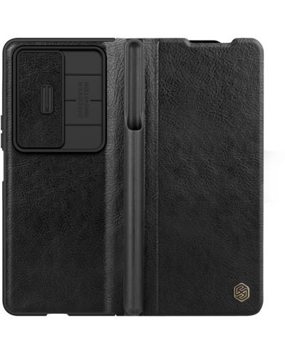 Калъф Nillkin - Qin Pro Leather, Samsung Z fold 4, черен - 4