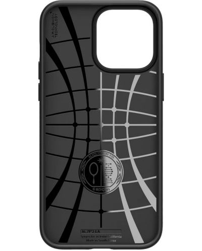 Калъф Spigen - Liquid Air, iPhone 14 Pro, черен - 3