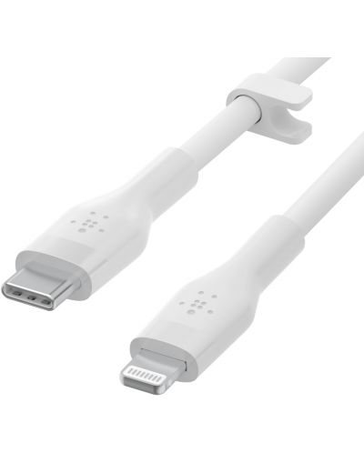 Кабел Belkin - Boost Charge, USB-C/Lightning, 1 m, бял - 4