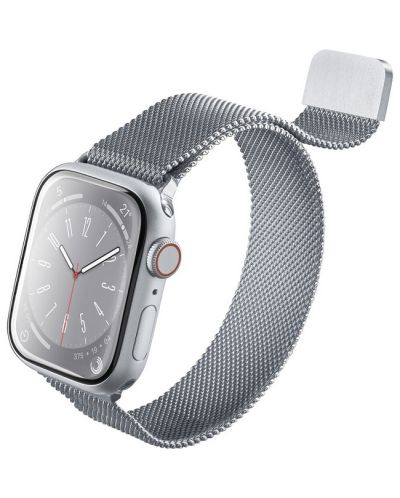Каишка Cellularline - Steel, Apple Watch, 38/40/41 mm, сива - 1