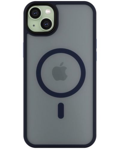 Калъф Next One - Midnight Mist Shield MagSafe, iPhone 15, тъмносин - 2