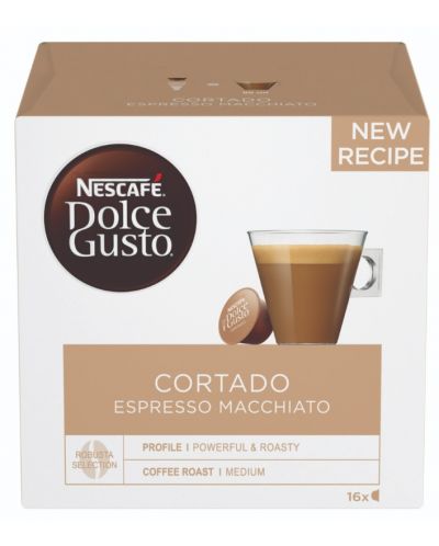 Кафе капсули NESCAFE Dolce Gusto - Cortado Espresso Macchiato, 16 напитки - 1