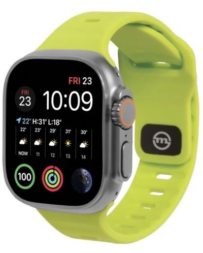 Каишка Mobile Origin - Strap, Apple Watch 49mm/45mm/44mm/42mm, Green Vibe - 1