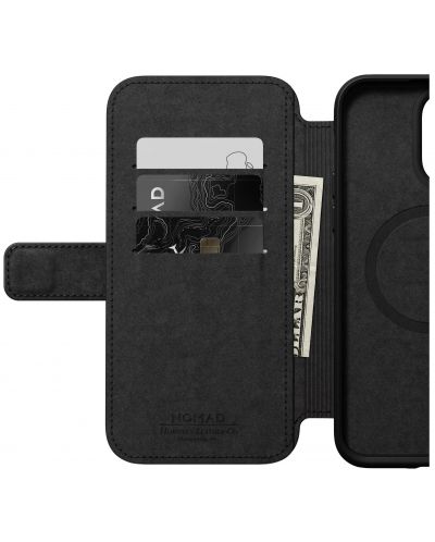 Калъф Nomad - Leather Folio MagSafe, iPhone 14 Pro Max, черен - 5