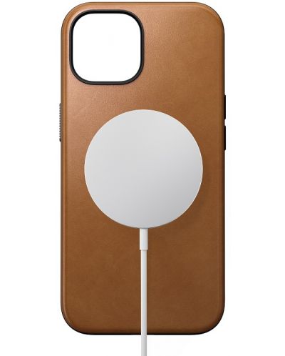 Калъф Nomad - Modern Leather, iPhone 15, English Tan - 2