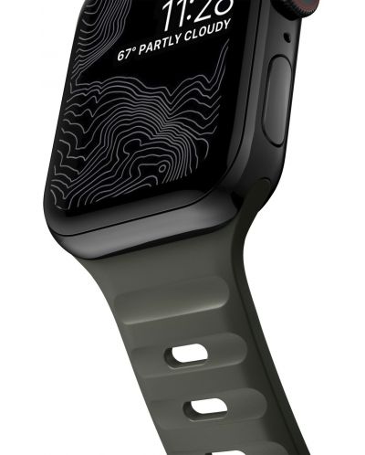 Каишка Nomad - Sport M/L, Apple Watch 1-8/Ultra/SE, зелена - 5