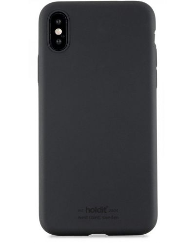 Калъф Holdit - Silicone, iPhone X/XS, черен - 1