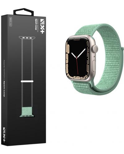 Каишка Next One - Sport Loop Nylon, Apple Watch, 38/40 mm, Marine Green - 4