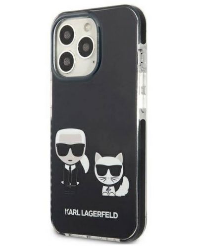 Калъф Karl Lagerfeld - TPE K and C, iPhone 13 Pro, черен - 3