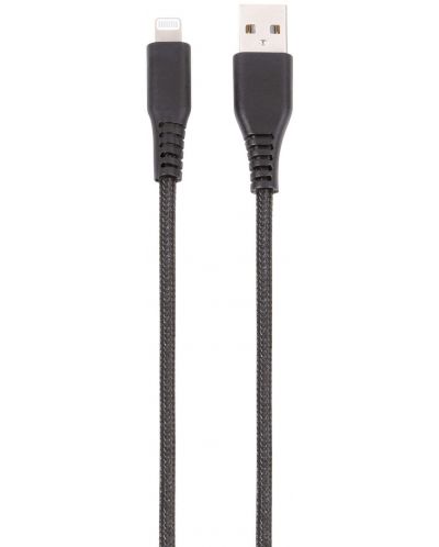 Кабел Vivanco - 61688,USB-A/Lightning, 1.5 m, черен - 1