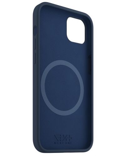 Калъф Next One - Royal Blue Magsafe, iPhone 15, син - 3