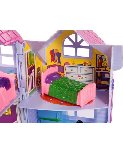 Къща за кукли MalPlay - My Sweet Home с 6 стаи, обзавеждане и фигурки - 5