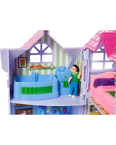Къща за кукли MalPlay - My Sweet Home с 6 стаи, обзавеждане и фигурки - 6