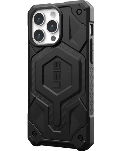 Калъф UAG - Monarch Pro MagSafe, iPhone 15 Pro Max, Carbon Fiber - 1