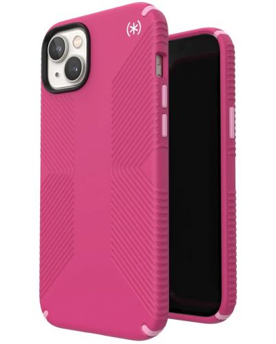 Калъф Speck - Presidio 2 Grip MagSafe, iPhone 14 Plus, розов - 3