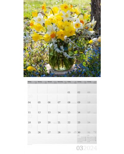 Календар Ackermann - Bouquets, 2024 - 3
