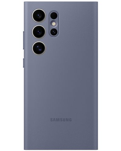 Калъф Samsung - S-View Case, Galaxy S24 Ultra, лилав - 2