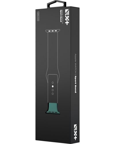 Каишка Next One - Sport Band Silicone, Apple Watch, 42/44 mm, Pine Green - 5