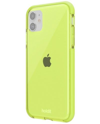 Калъф Holdit - Seethru, iPhone 11/XR, Acid Green - 2