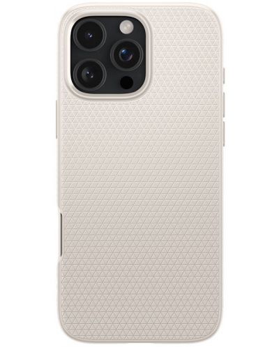 Калъф Spigen - Liquid Air,  iPhone 16 Pro, Natural titanium - 1