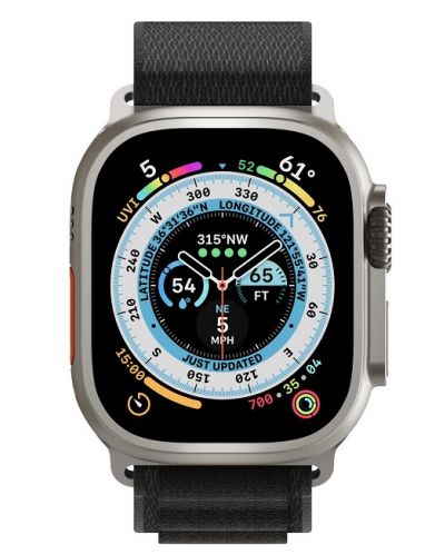 Каишка Next One - Adventure Loop, Apple Watch, 45/49 mm, черна - 2