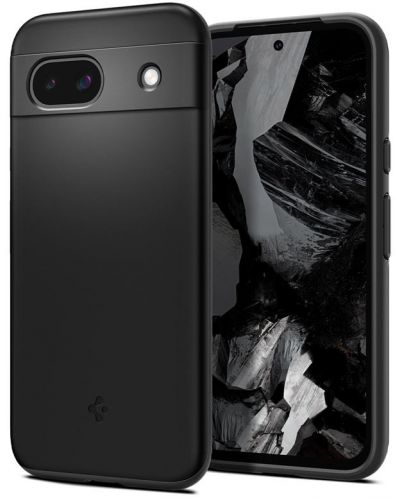 Калъф Spigen - Thin Fit, Google Pixel 8a, черен - 1