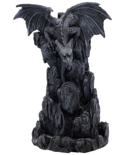 Кадилница Nemesis Now Adult: Dragons - Black Dragon, 19 cm - 1