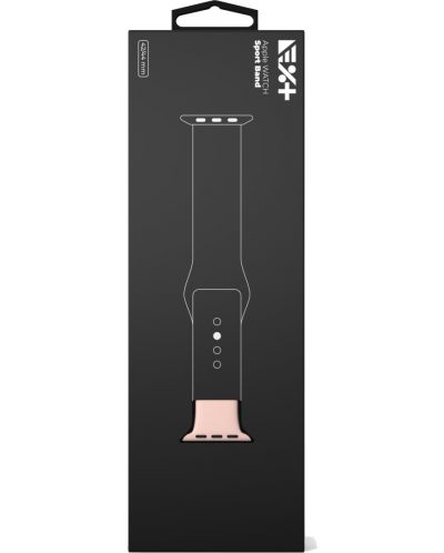 Каишка Next One - Sport Band Silicone, Apple Watch, 42/44 mm, Pink Sand - 6
