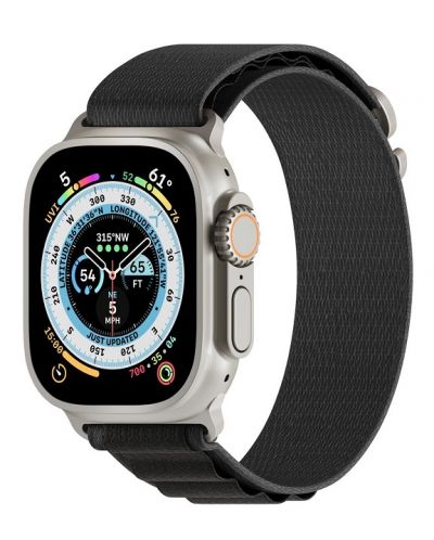 Каишка Next One - Adventure Loop, Apple Watch, 45/49 mm, черна - 1