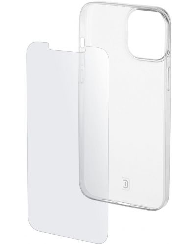 Калъф и протектор Cellularline - iPhone 13 mini, прозрачни - 2