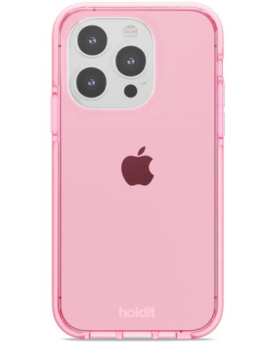 Калъф Holdit - SeeThru, iPhone 14 Pro, розов - 1