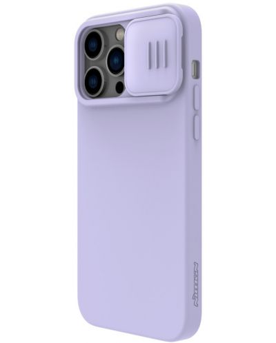 Калъф Nillkin - CamShield Silky Magnetic, iPhone 14 Pro, лилав - 3