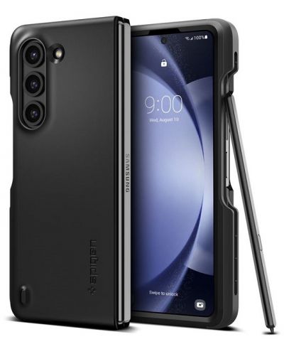 Калъф Spigen - Thin Fit P, Galaxy Z Fold5, черен - 1