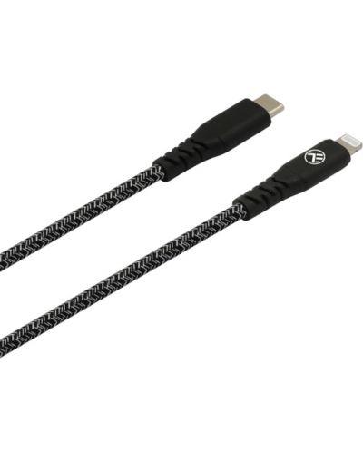Кабел Tellur - Green Data, USB-C/Lightning, 1 m, черен - 2