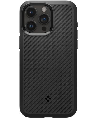 Калъф Spigen - Core Armor, iPhone 15 Pro Max, черен - 3