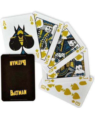 Карти за игра Cartamundi - Batman Vintage метална кутия - 3
