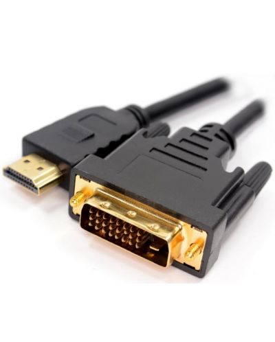 Кабел VCom - CG481G, DVI/HDMI, 10m, черен - 1
