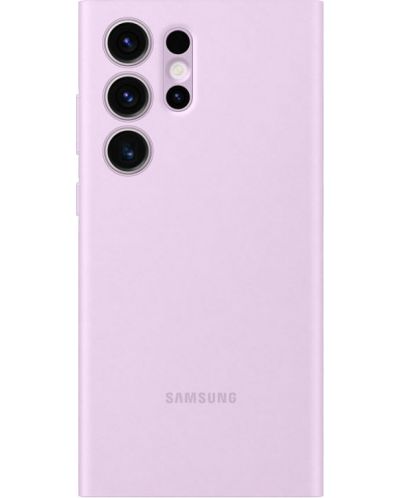 Калъф Samsung - Clear View, Galaxy S23 Ultra, лилав - 2