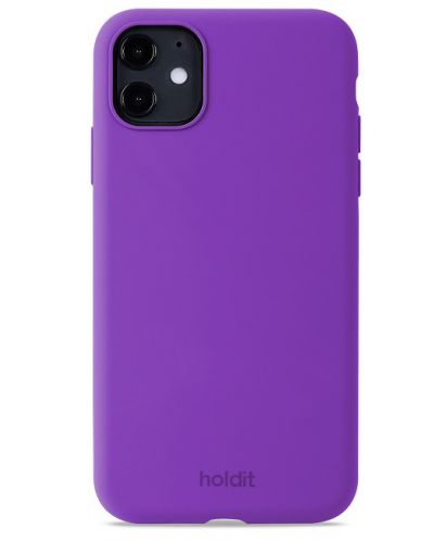 Калъф Holdit - Silicone, iPhone 11/XR, тъмнолилав - 1