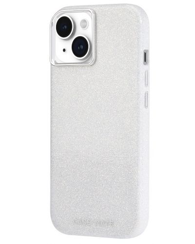 Калъф Case-Mate - Shimmer Iridescent MagSafe, iPhone 15, сив - 3