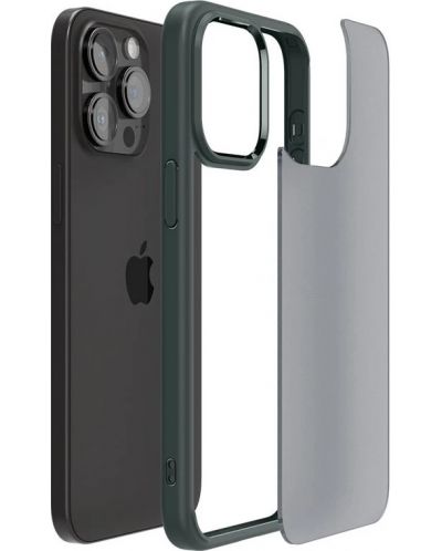 Калъф Spigen - Ultra Hybrid, iPhone 15 Pro Max, Frost Green - 4