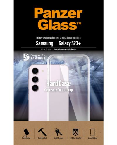 Калъф PanzerGlass - HardCase, Galaxy S23 Plus, прозрачен - 5