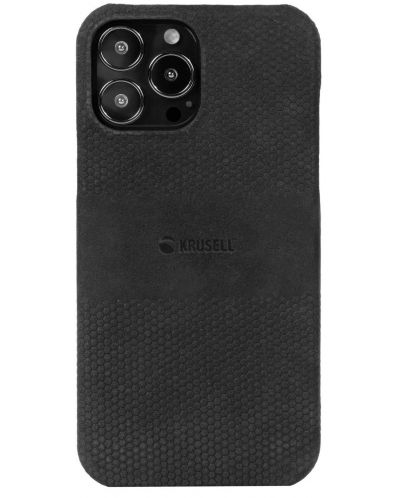 Калъф Krusell - Leather, iPhone 13 Pro Max, черен - 2