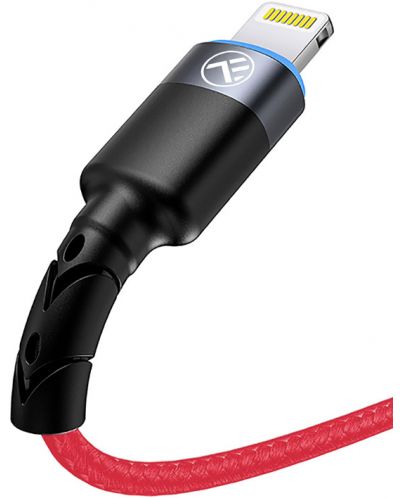 Кабел Tellur - TLL155354. USB-A/Lightning, 1.2 m, червен - 3