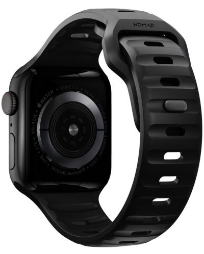 Каишка Nomad - Sport M/L, Apple Watch 1-8/Ultra/SE, черна - 2